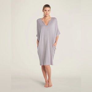 NWOT - Barefoot Dreams Luxe Milk Jersey® Short Caftan in Pewter - O/S